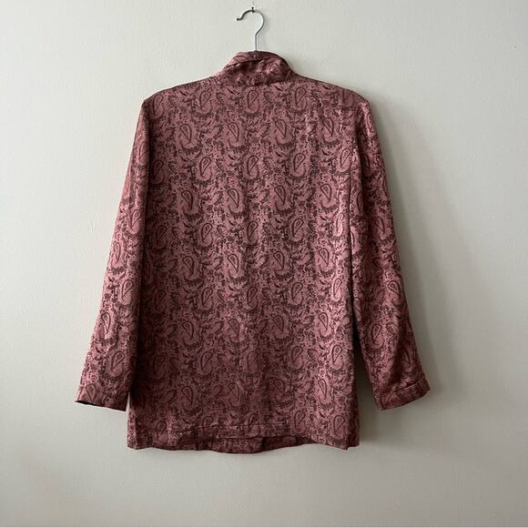 Free People Pink Silky Jacquard Blazer - Picture 10 of 10